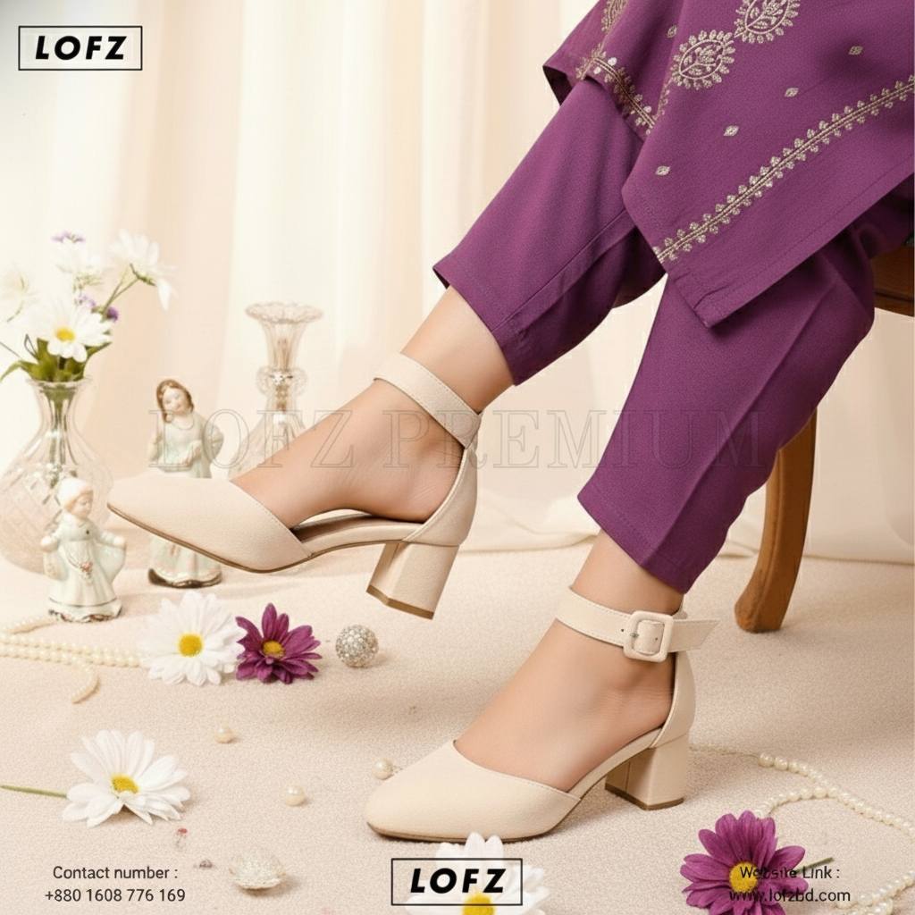 Half Pump Low Heels Velvet