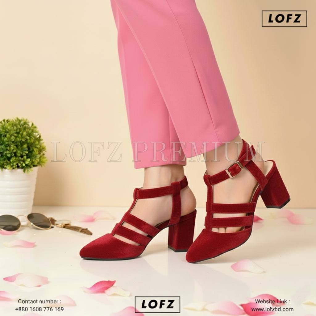 Pointed-Toe Strappy Heels