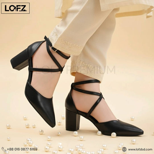 Ankle Strap Half Shoe