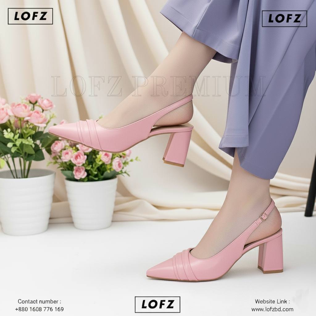 Premium Pointed Block Heel