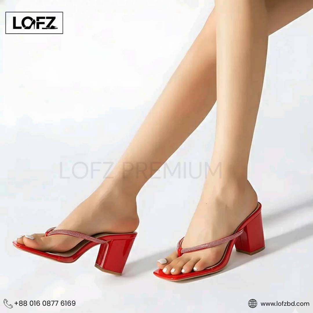 Open Back Block Heels