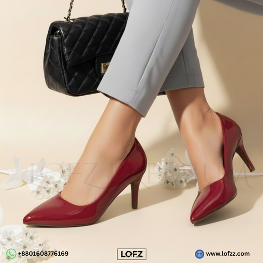 Elegant Noir Pencil Heel