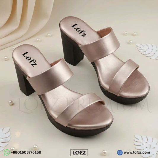 Double Strap Platform Heels