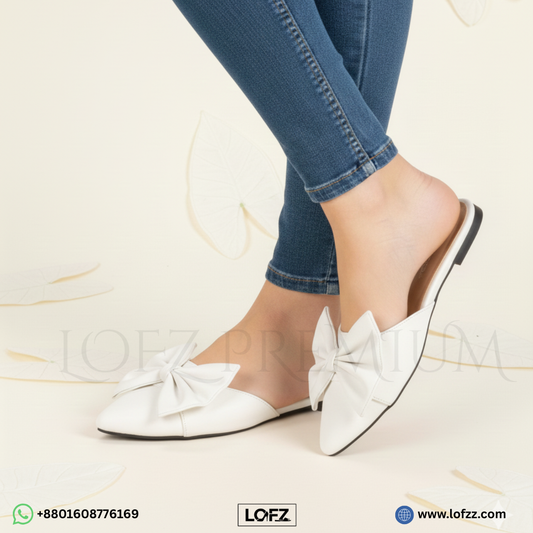 Lofz Ruby Bow Slippe