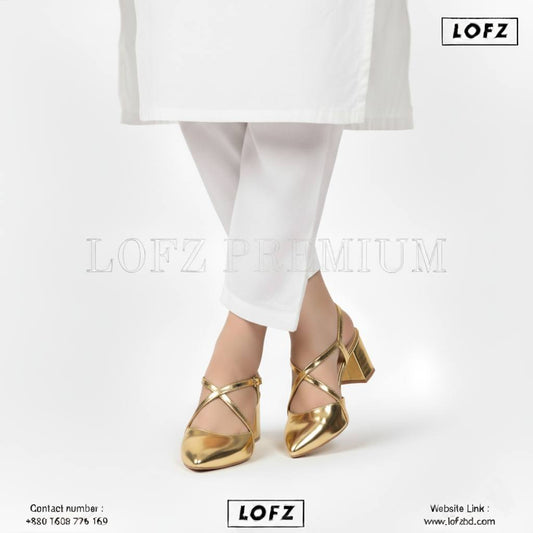 Cross Belt Half Shoe