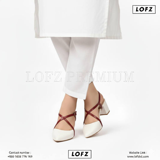 Cross Belt Half Shoe