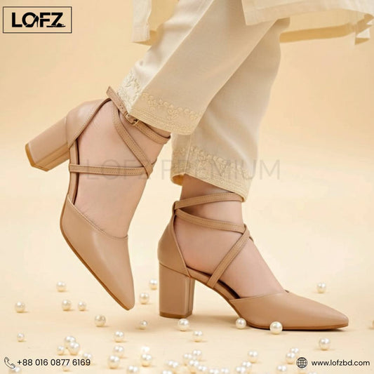 Ankle Strap Half Shoe