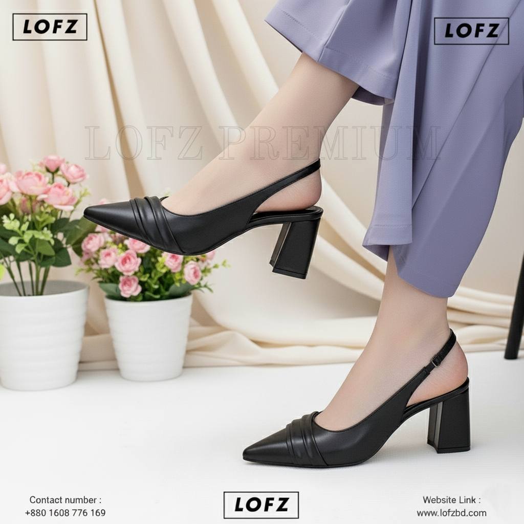 Premium Pointed Block Heel