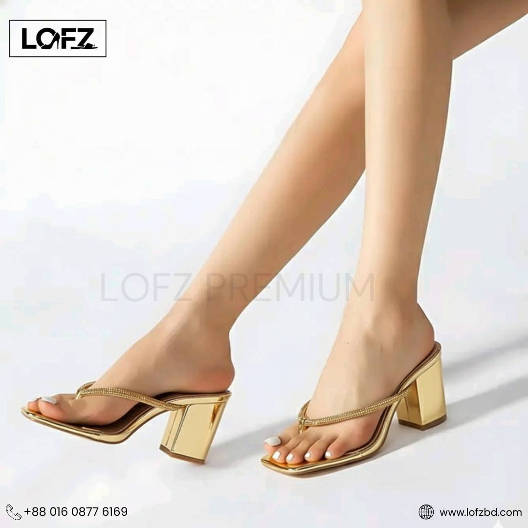 Open Back Block Heels