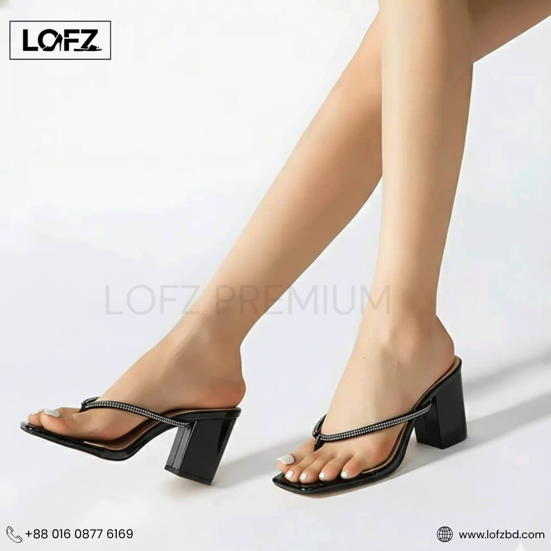 Open Back Block Heels