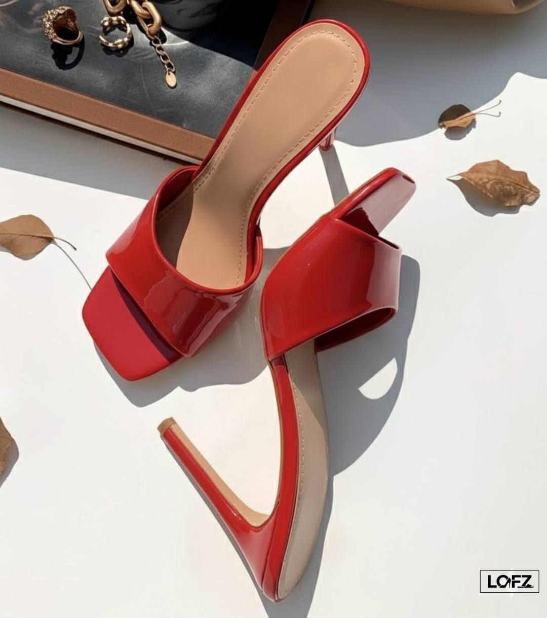 LOFZ Luxe Ruby Slide Heel