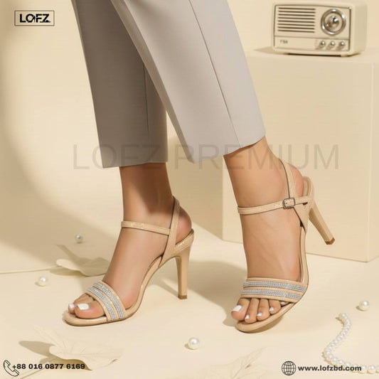 LOFZ Pearl White Elegance Heel