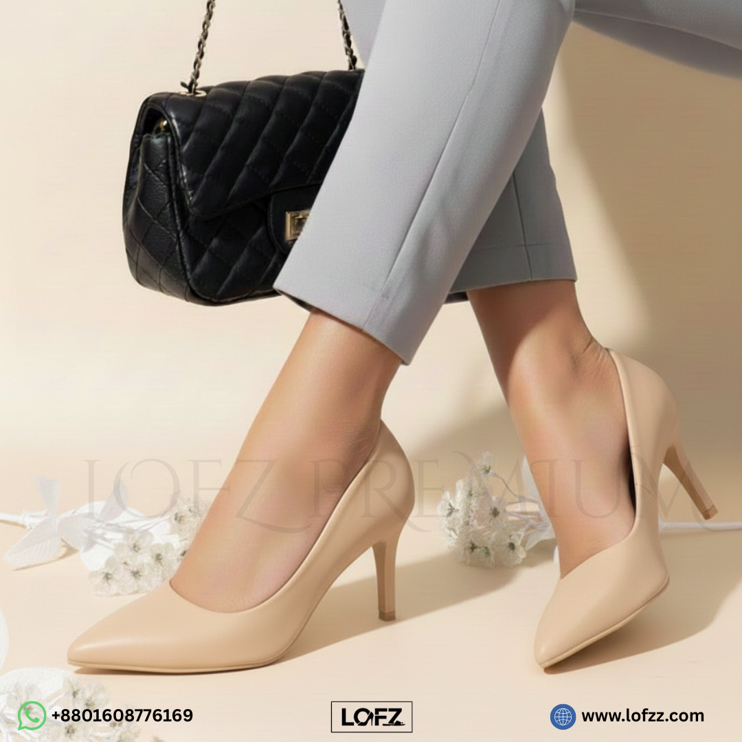 Elegant Noir Pencil Heel