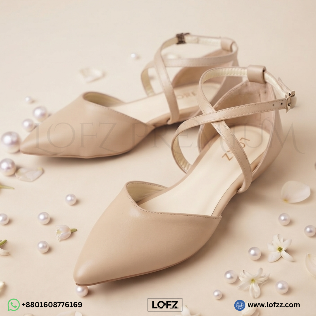 Slingback Pointed-Toe Flats - women's flats - Lofz Bangladesh (view 2)