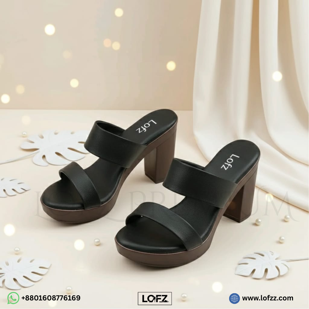 Double Strap Platform Heels