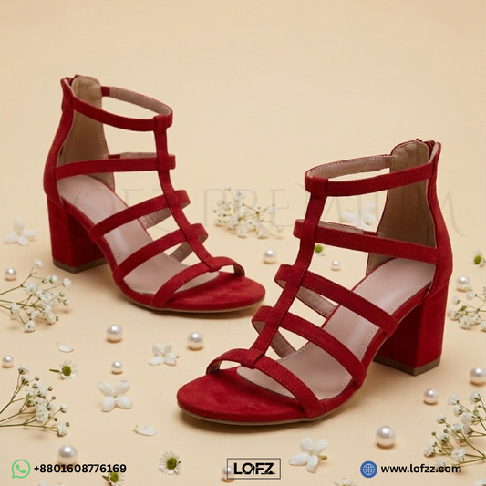 Strappy Cage Heels LOFZ - women's heels - Lofz Bangladesh