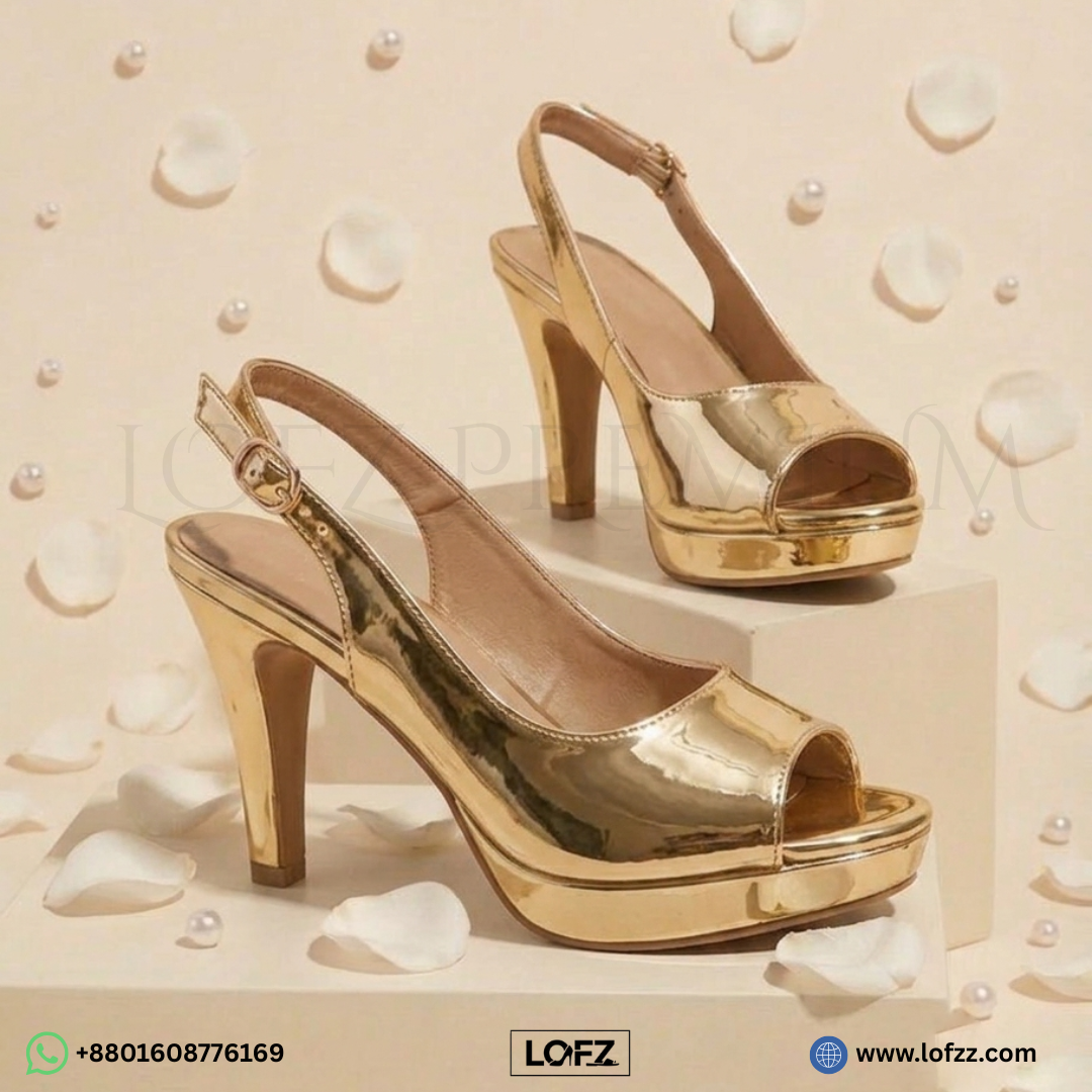 Classic Peep Toe Platform Heels - women's platform heels - Lofz Bangladesh