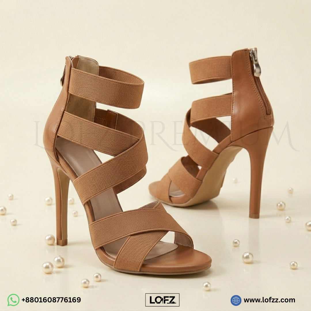 Caramel Glow Pencil Heels LOFZ