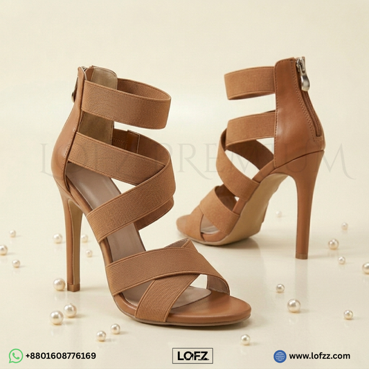 Caramel Glow Pencil Heels LOFZ
