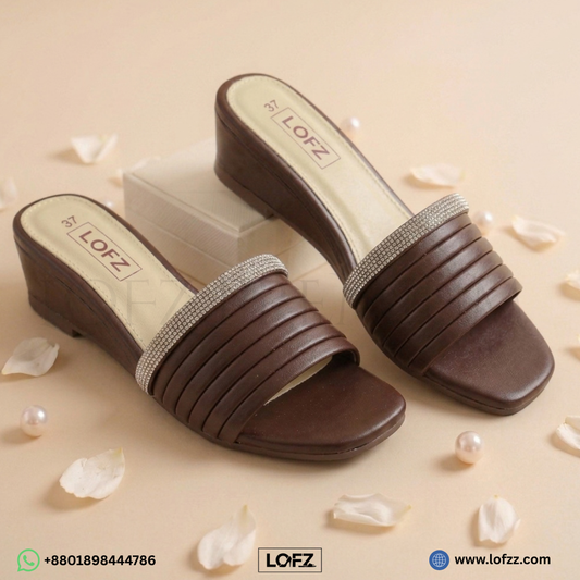 LOFZ Ribbed Luxe Slides - women's slides - Lofz Bangladesh (view 2)