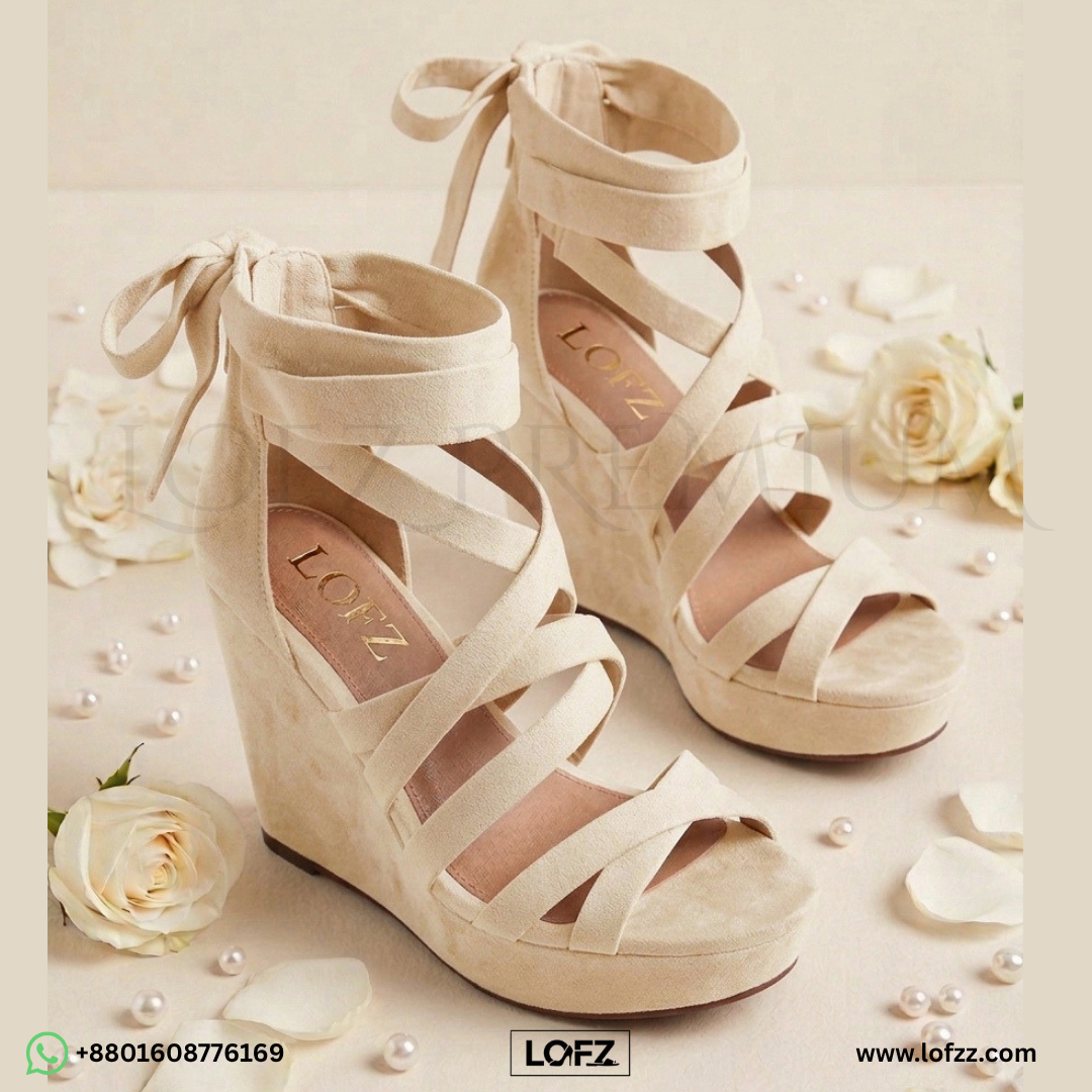 LOFZ Double Strap Platform Heels - women's platform heels - Lofz Bangladesh