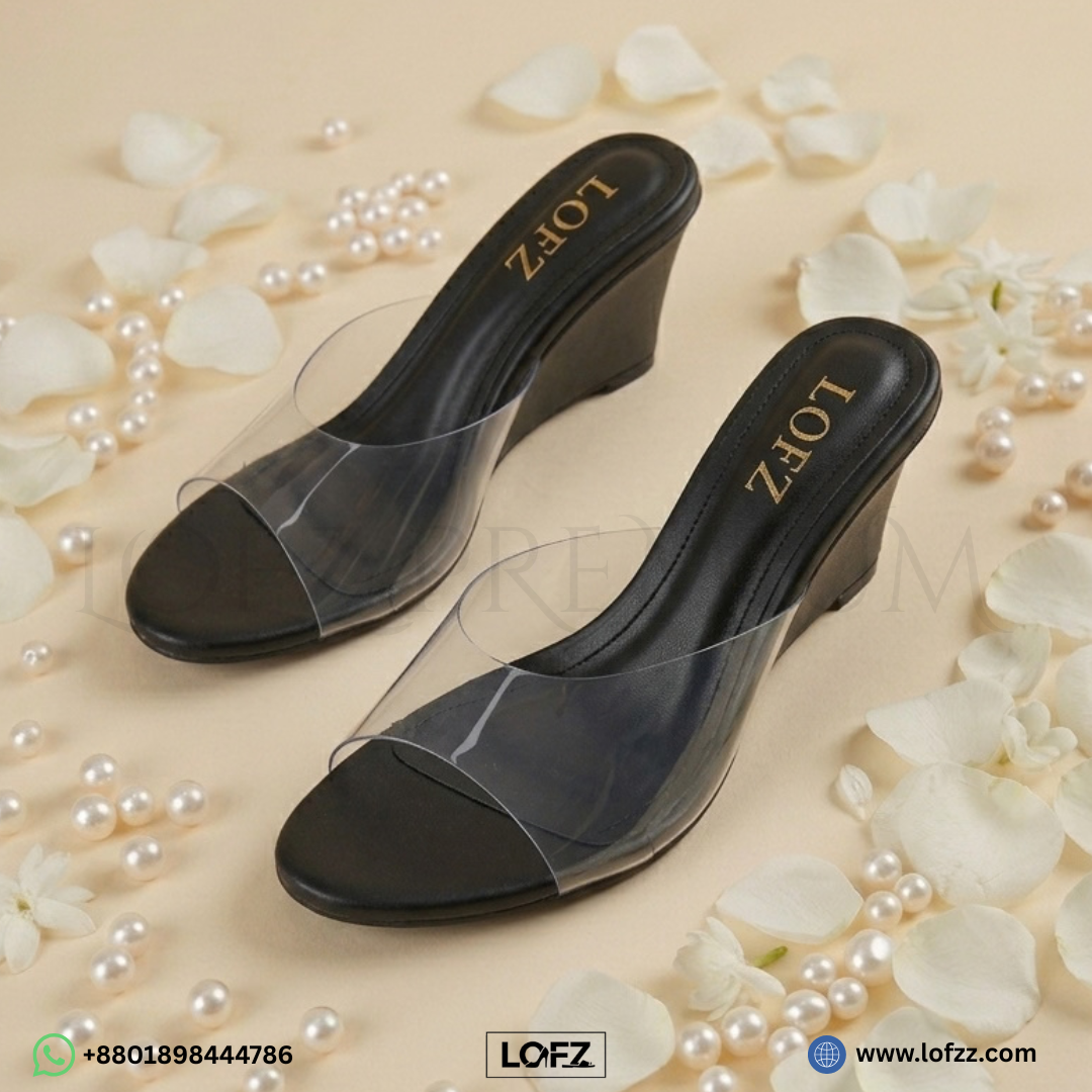 LOFZ Crystal Muse Wedges - women's wedge heels - Lofz Bangladesh
