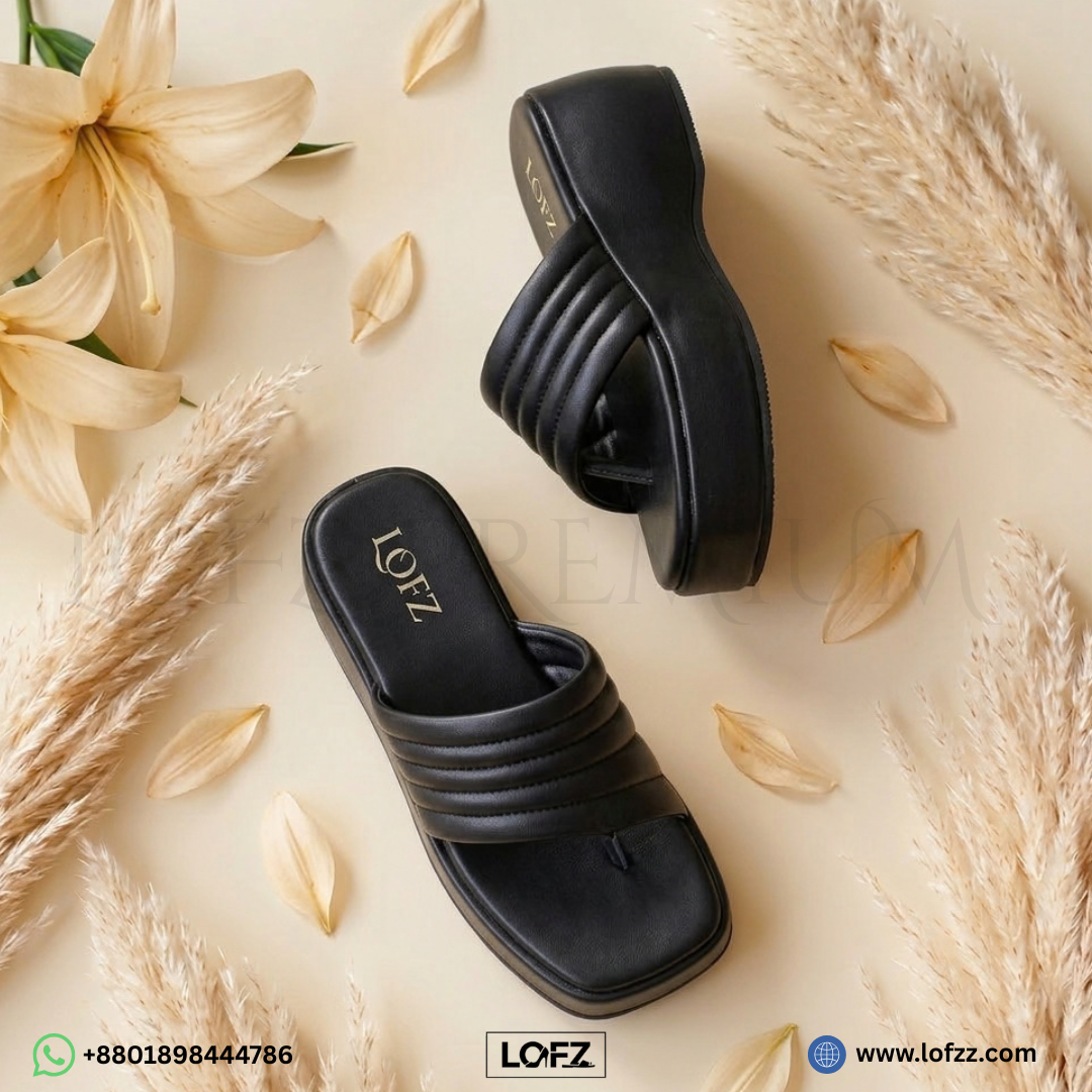 LOFZ Ribbed Slide - women's slides - Lofz Bangladesh
