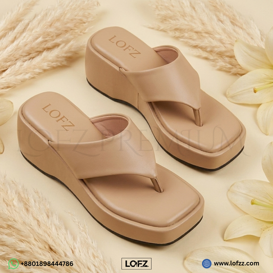 Luna Platform Slides - women's slides - Lofz Bangladesh