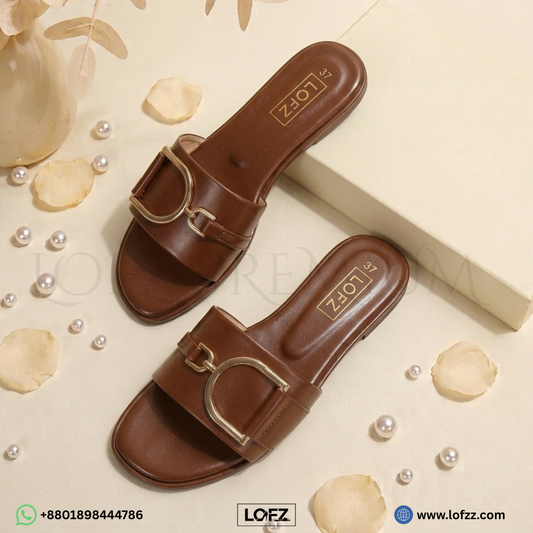 Aurelle Buckle Slides - women's slides - Lofz Bangladesh (view 2)