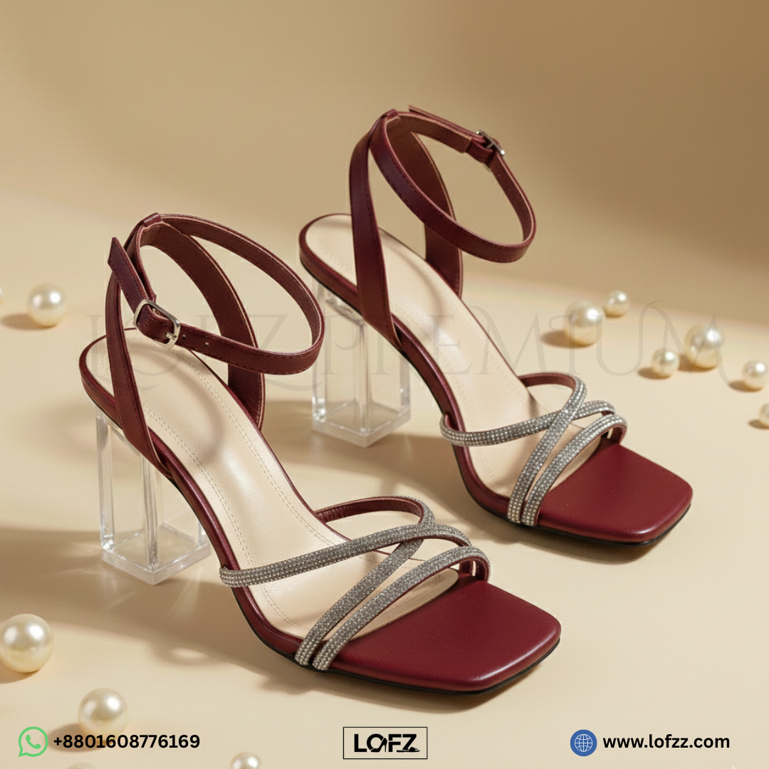 LOFZ Diamond Strap Beauty Heel